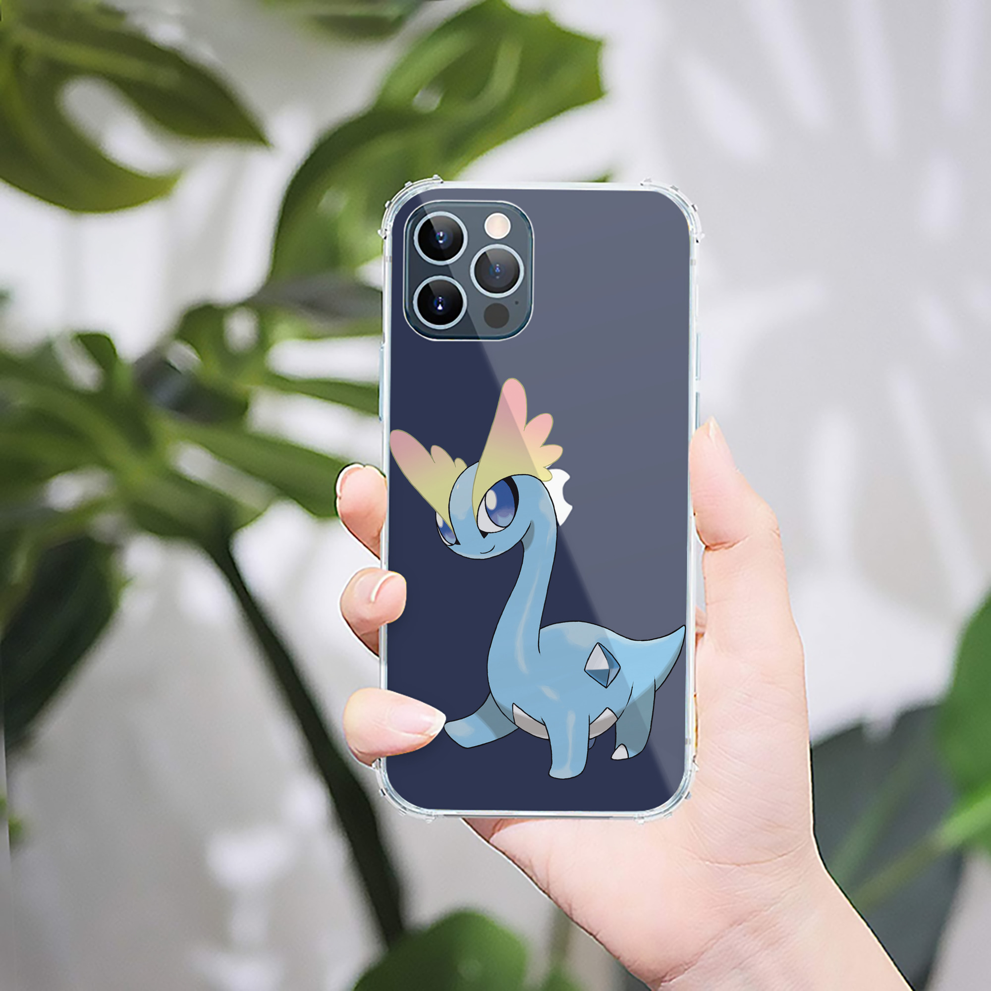 （画像用） ポケットモンスター Pokémon 【iPhone 12シリーズ対応】透明スマホケース（クリアソフトケース）